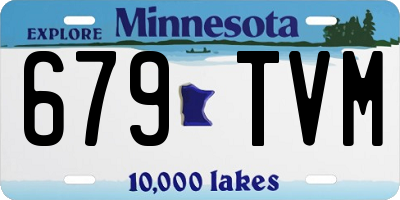 MN license plate 679TVM