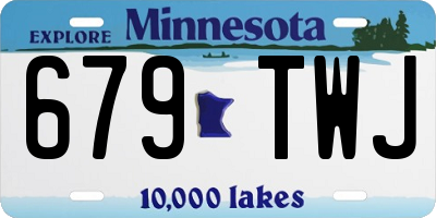 MN license plate 679TWJ