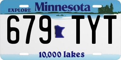 MN license plate 679TYT