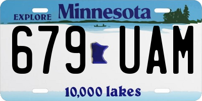 MN license plate 679UAM