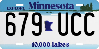 MN license plate 679UCC