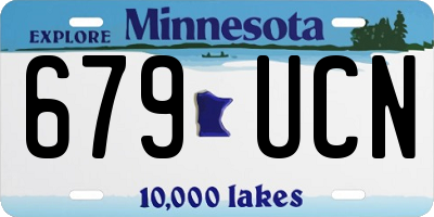 MN license plate 679UCN