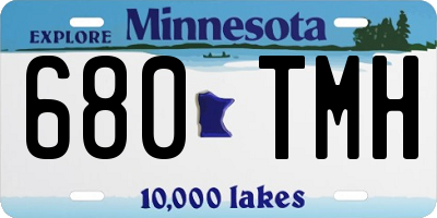 MN license plate 680TMH