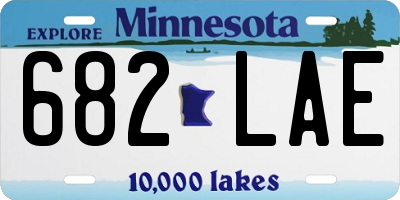 MN license plate 682LAE