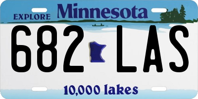 MN license plate 682LAS