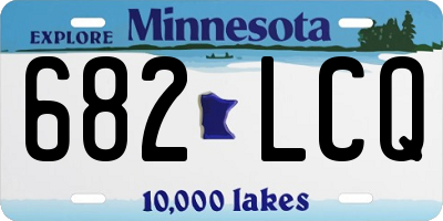 MN license plate 682LCQ