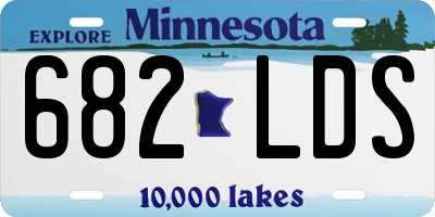 MN license plate 682LDS