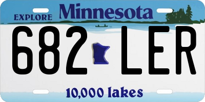 MN license plate 682LER
