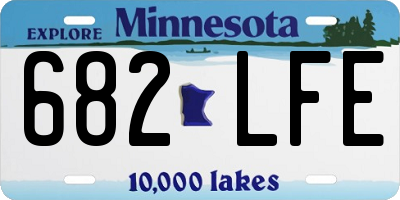 MN license plate 682LFE