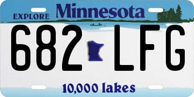 MN license plate 682LFG