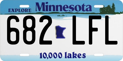 MN license plate 682LFL