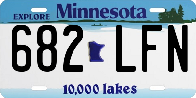 MN license plate 682LFN