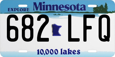MN license plate 682LFQ