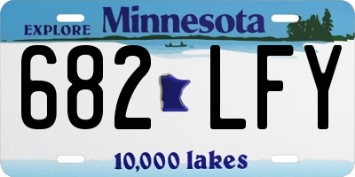 MN license plate 682LFY