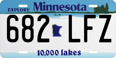 MN license plate 682LFZ