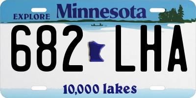 MN license plate 682LHA