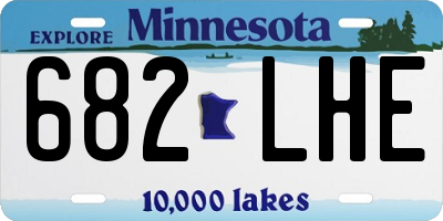 MN license plate 682LHE