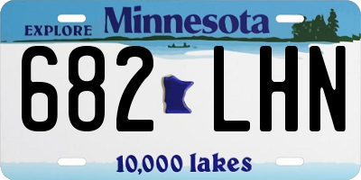 MN license plate 682LHN
