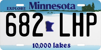 MN license plate 682LHP