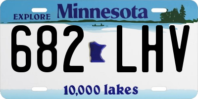 MN license plate 682LHV