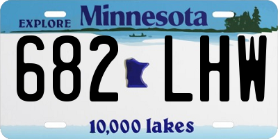 MN license plate 682LHW