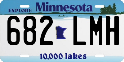 MN license plate 682LMH