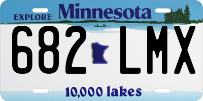 MN license plate 682LMX