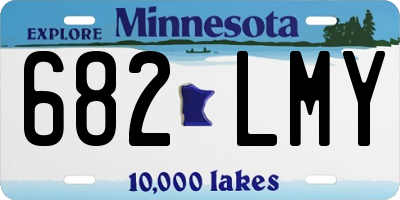MN license plate 682LMY
