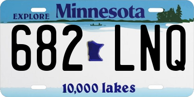MN license plate 682LNQ