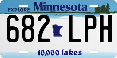 MN license plate 682LPH