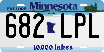 MN license plate 682LPL