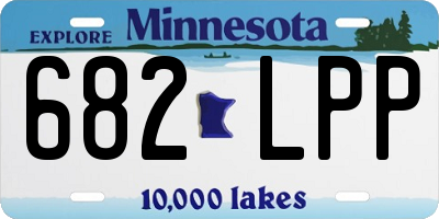 MN license plate 682LPP