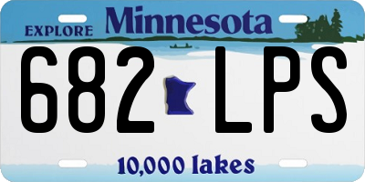 MN license plate 682LPS