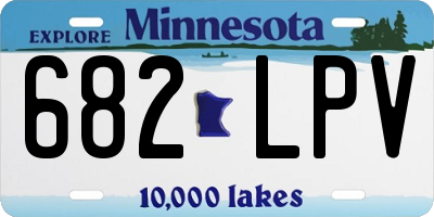 MN license plate 682LPV