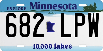 MN license plate 682LPW