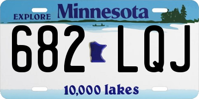 MN license plate 682LQJ