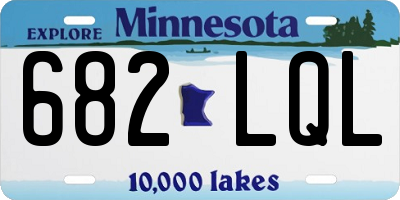 MN license plate 682LQL