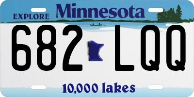 MN license plate 682LQQ
