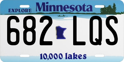 MN license plate 682LQS