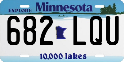 MN license plate 682LQU