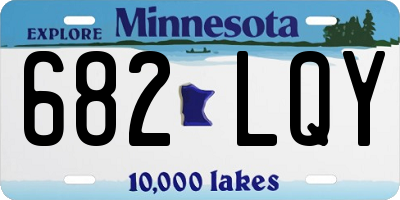 MN license plate 682LQY