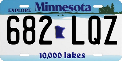 MN license plate 682LQZ