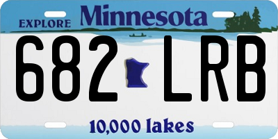 MN license plate 682LRB