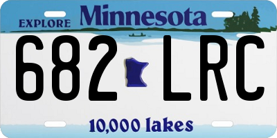 MN license plate 682LRC