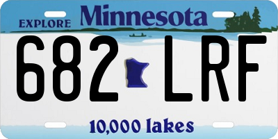 MN license plate 682LRF