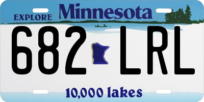 MN license plate 682LRL