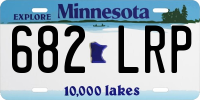 MN license plate 682LRP