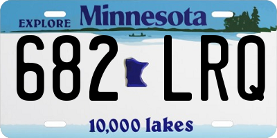 MN license plate 682LRQ