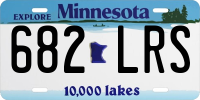 MN license plate 682LRS