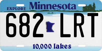 MN license plate 682LRT